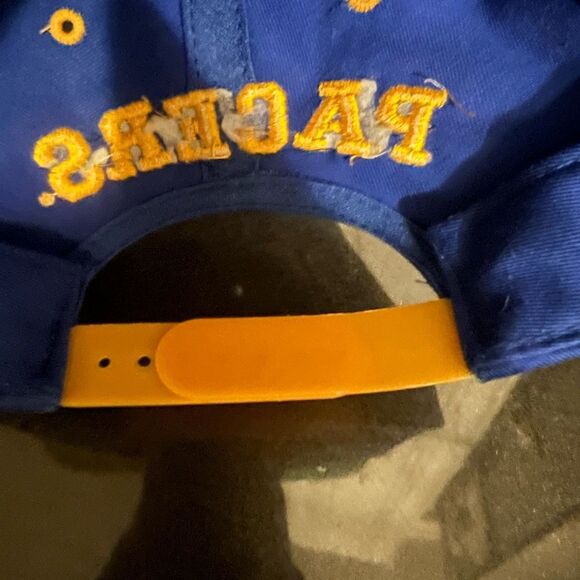 INDIANA PACERS hat blue yellow adjustable snapback cap wide brim Mitchell & Ness - Picture 5 of 7